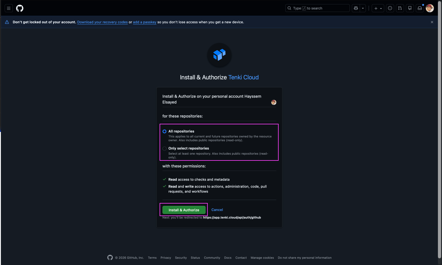 ManualGitHubApplicationInstallationStep7